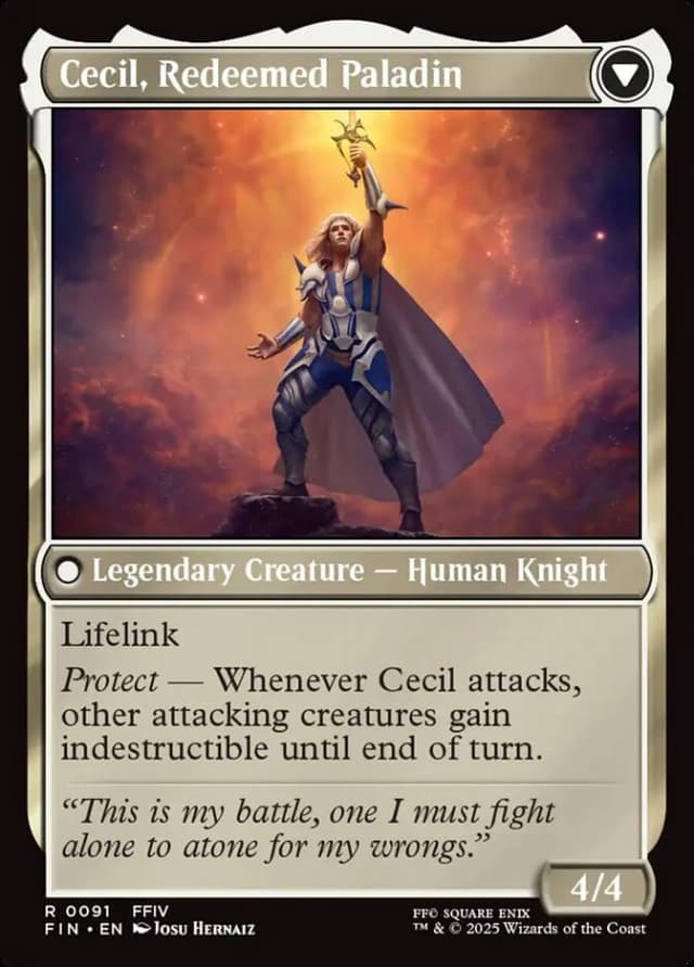 Cecil, Dark Knight // Cecil, Redeemed Paladin image