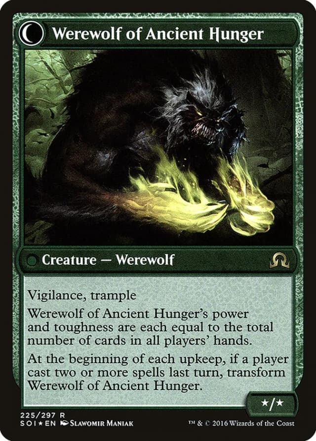 Sage of Ancient Lore // Werewolf of Ancient Hunger image