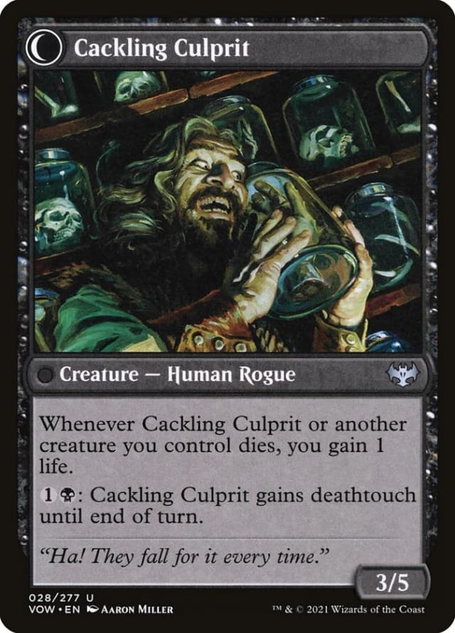 Panicked Bystander // Cackling Culprit image