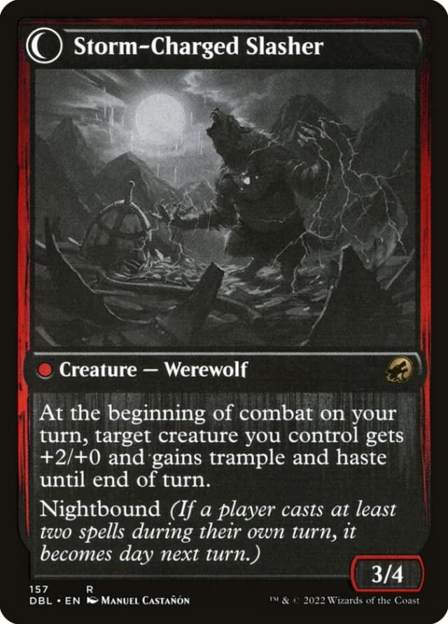 Reckless Stormseeker // Storm-Charged Slasher image