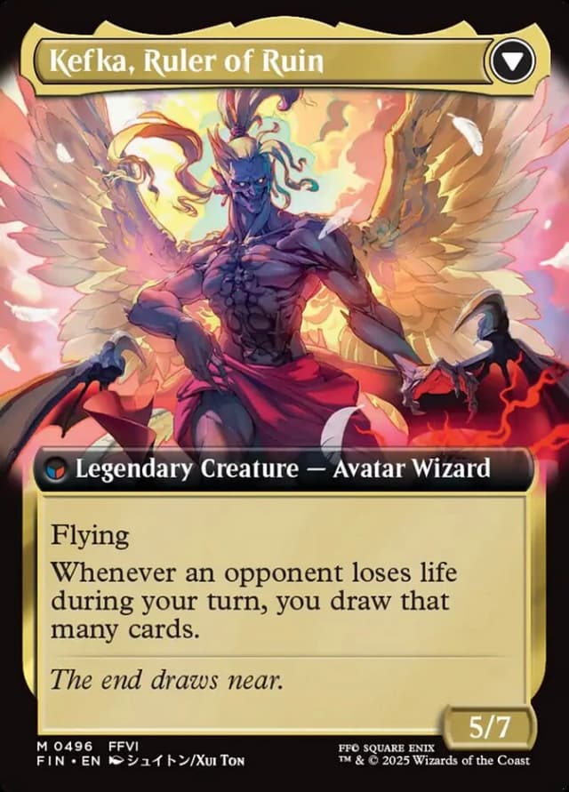 Kefka, Court Mage // Kefka, Ruler of Ruin image