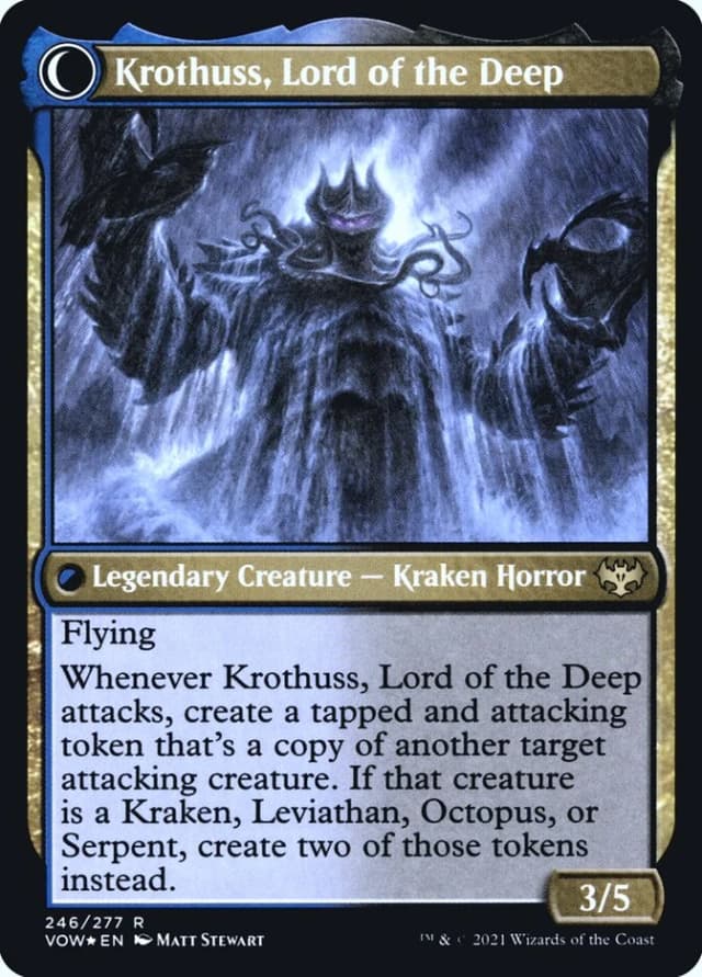 Runo Stromkirk // Krothuss, Lord of the Deep image