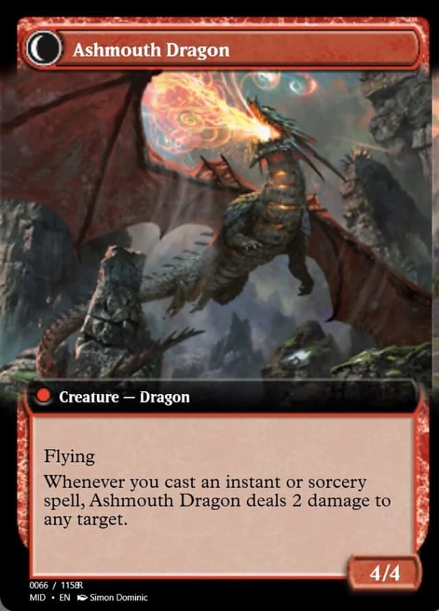 Smoldering Egg // Ashmouth Dragon image