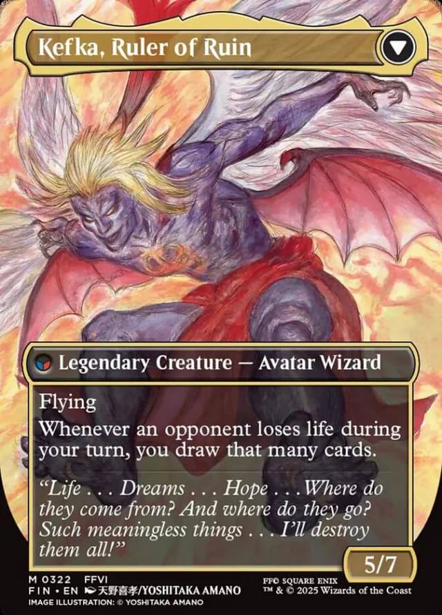 Kefka, Court Mage // Kefka, Ruler of Ruin image