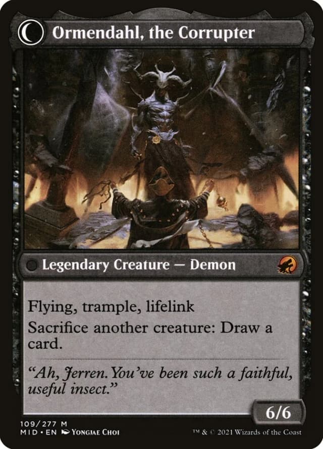 Jerren, Corrupted Bishop // Ormendahl, the Corrupter image
