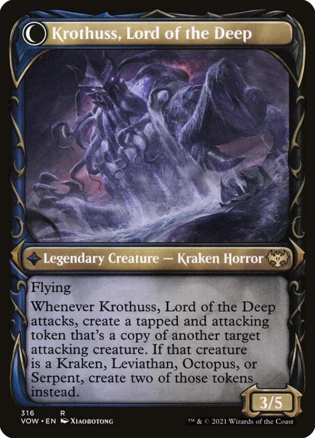 Runo Stromkirk // Krothuss, Lord of the Deep image