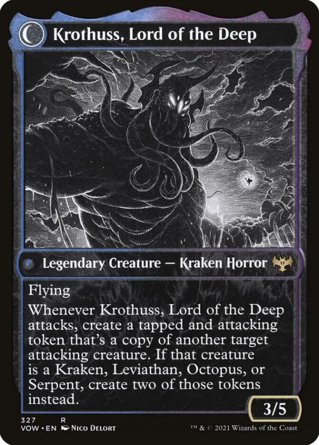 Runo Stromkirk // Krothuss, Lord of the Deep image