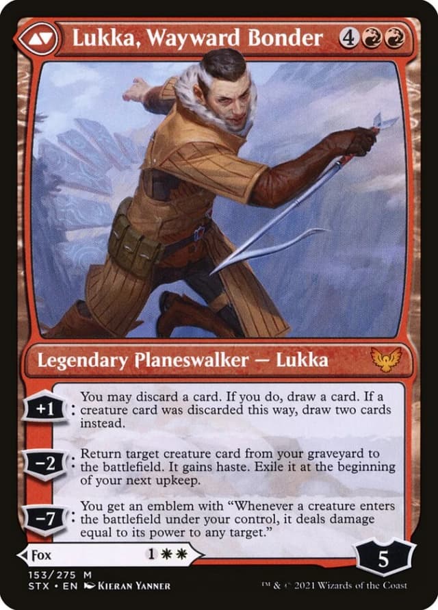 Mila, Crafty Companion // Lukka, Wayward Bonder image