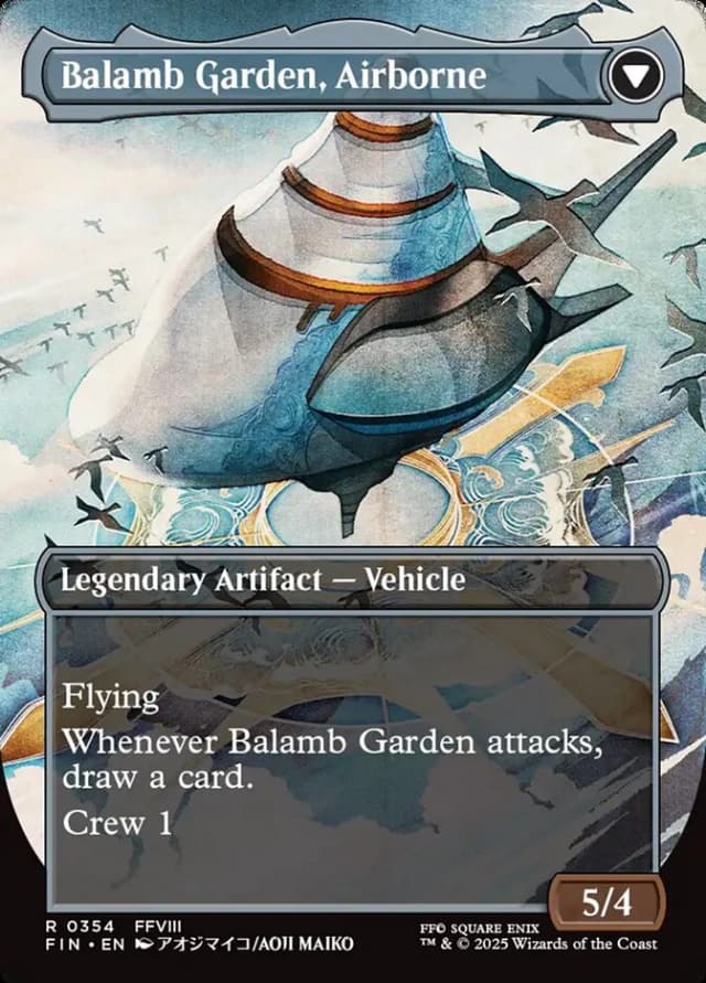 Balamb Garden, SeeD Academy // Balamb Garden, Airborne image