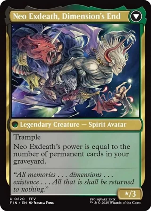 Exdeath, Void Warlock // Neo Exdeath, Dimension's End image