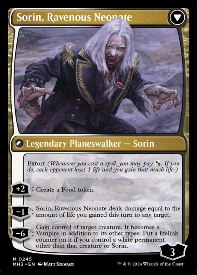 Sorin of House Markov // Sorin, Ravenous Neonate image