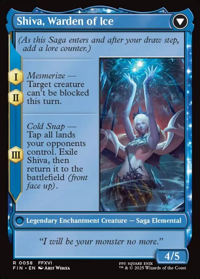 Jill, Shiva's Dominant // Shiva, Warden of Ice image