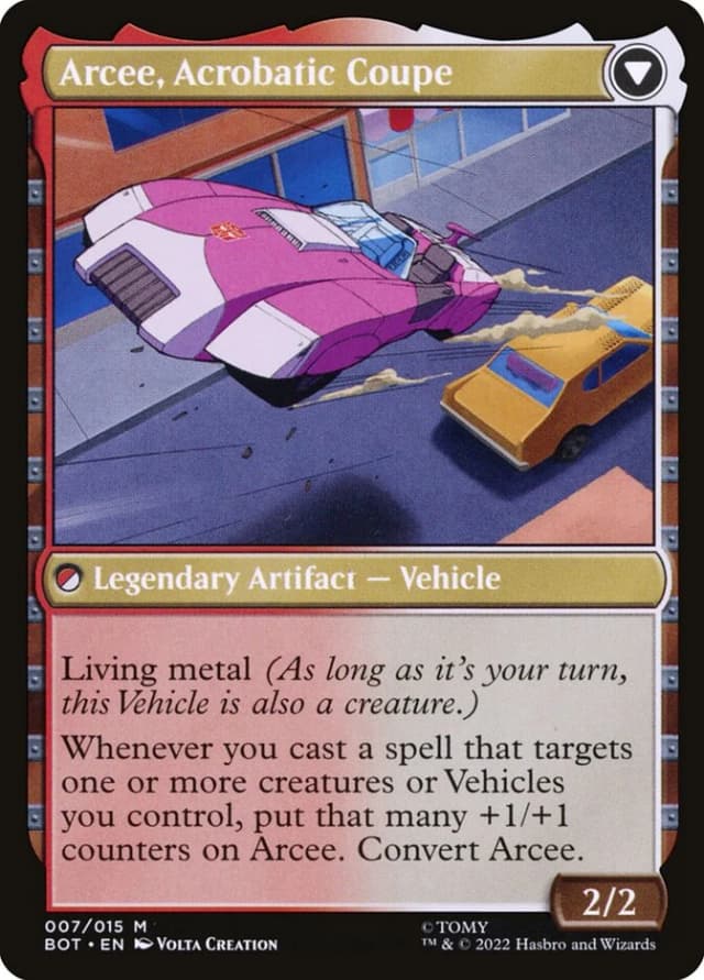 Arcee, Sharpshooter // Arcee, Acrobatic Coupe image