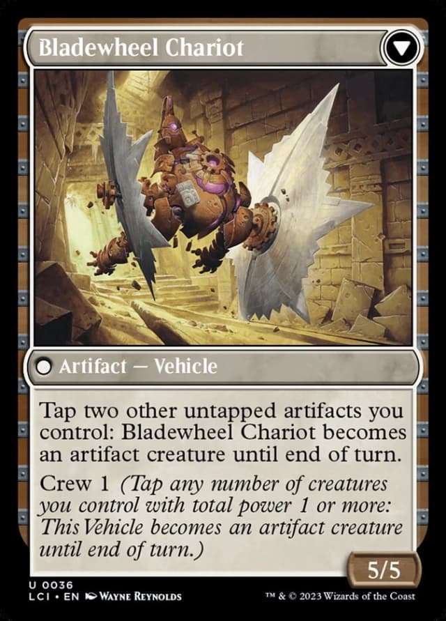 Spring-Loaded Sawblades // Bladewheel Chariot image