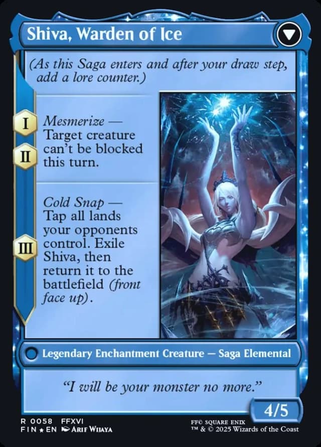 Jill, Shiva's Dominant // Shiva, Warden of Ice image