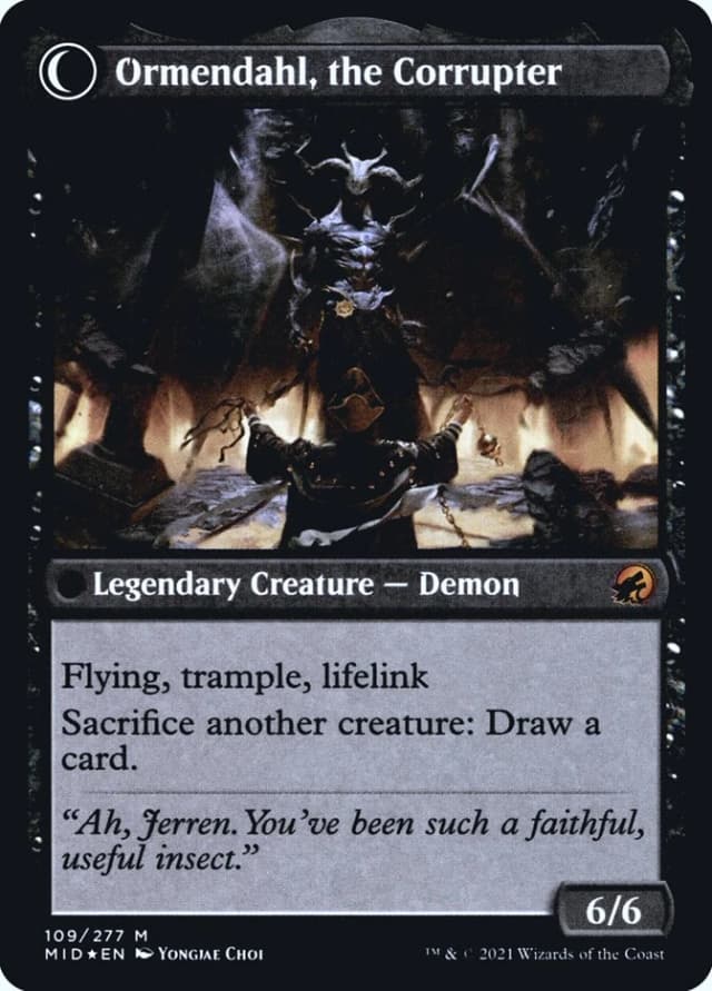 Jerren, Corrupted Bishop // Ormendahl, the Corrupter image