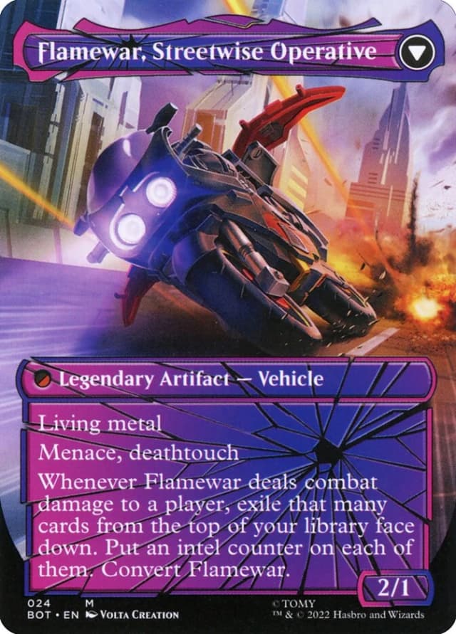 Flamewar, Brash Veteran // Flamewar, Streetwise Operative image