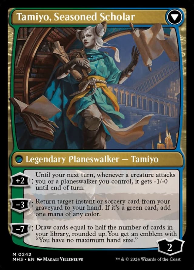 Tamiyo, Inquisitive Student // Tamiyo, Seasoned Scholar image