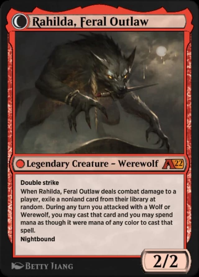 Rahilda, Wanted Cutthroat // Rahilda, Feral Outlaw image