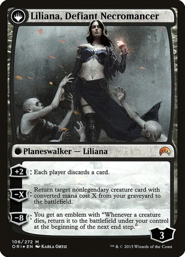 Liliana, Heretical Healer // Liliana, Defiant Necromancer image