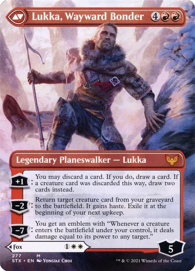Mila, Crafty Companion // Lukka, Wayward Bonder image