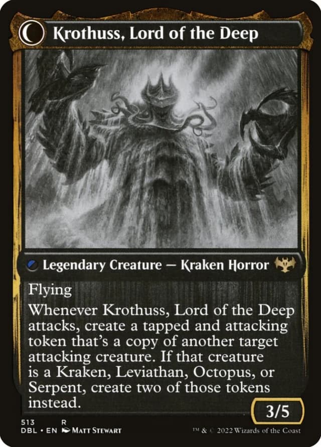 Runo Stromkirk // Krothuss, Lord of the Deep image
