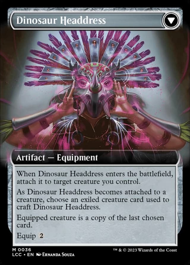 Paleontologist's Pick-Axe // Dinosaur Headdress image