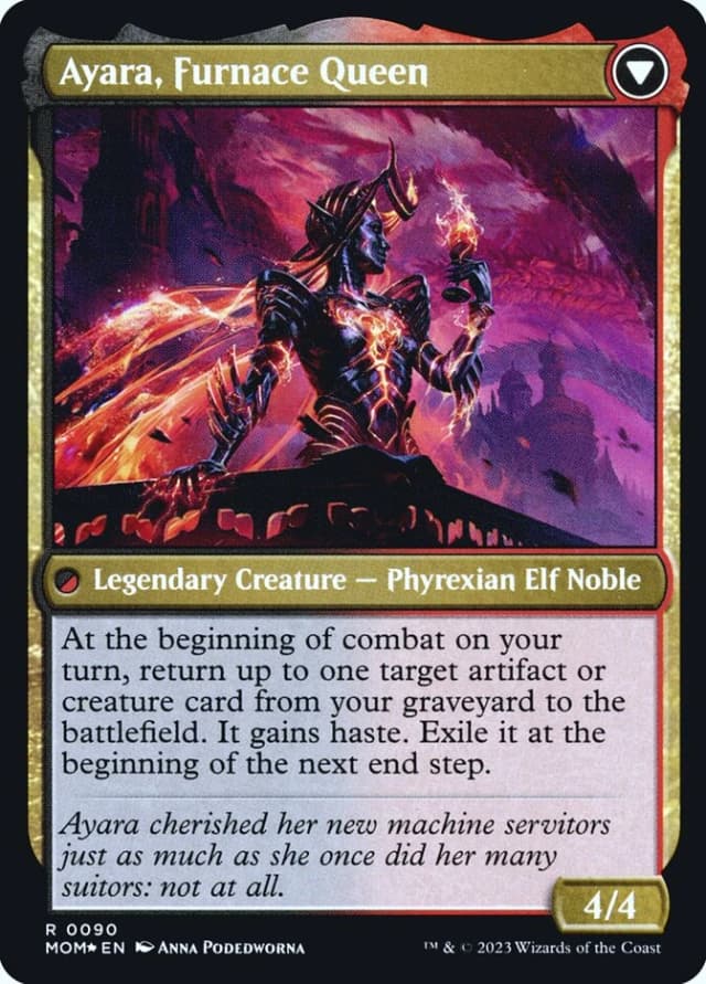 Ayara, Widow of the Realm // Ayara, Furnace Queen image