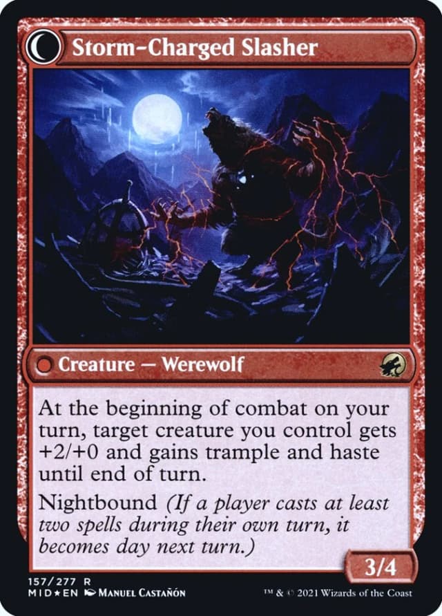 Reckless Stormseeker // Storm-Charged Slasher image
