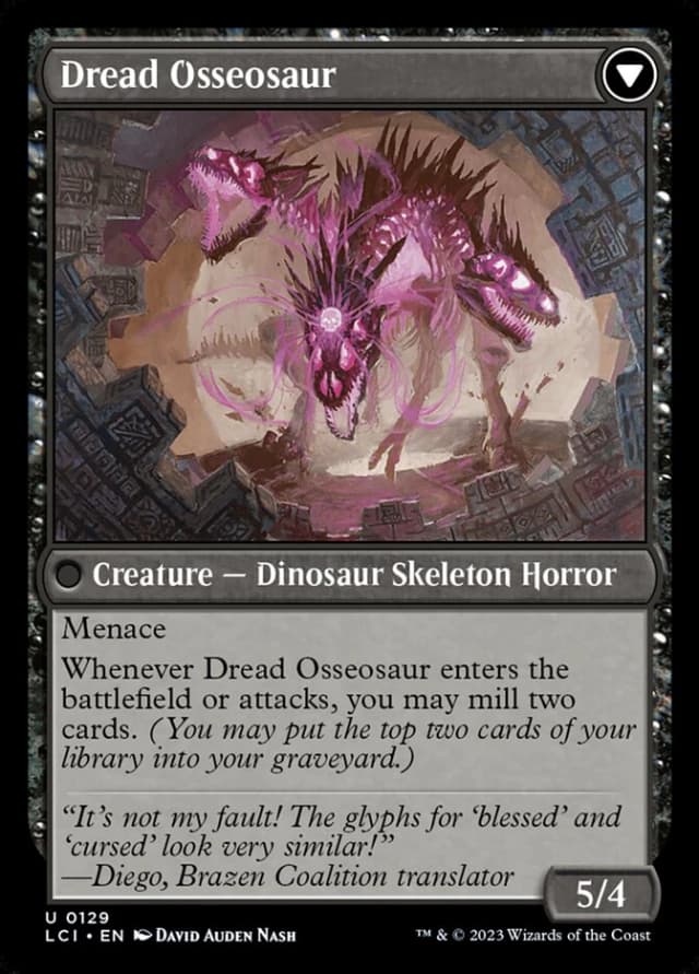 Visage of Dread // Dread Osseosaur image