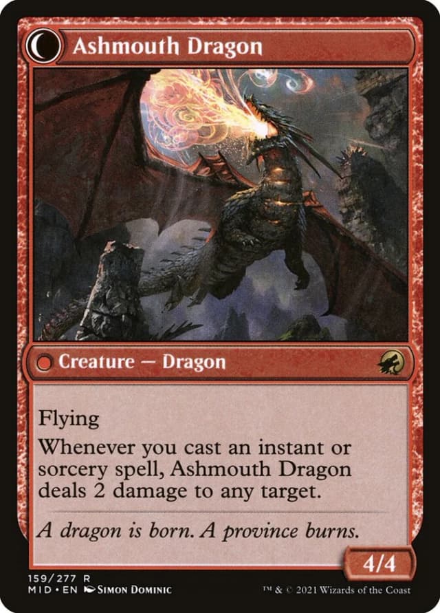 Smoldering Egg // Ashmouth Dragon image