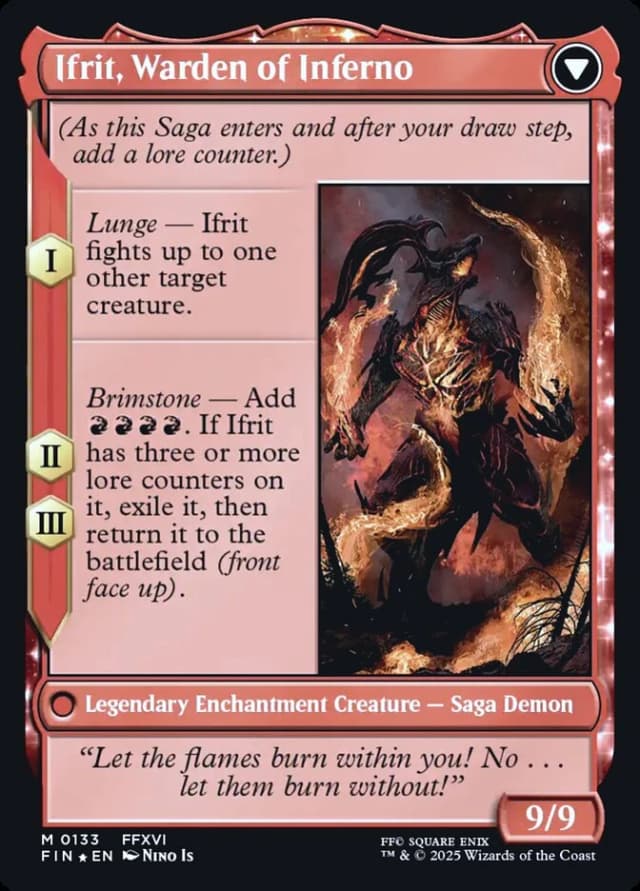 Clive, Ifrit's Dominant // Ifrit, Warden of Inferno image