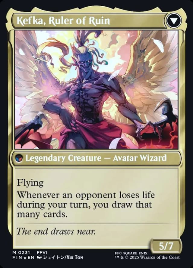 Kefka, Court Mage // Kefka, Ruler of Ruin image