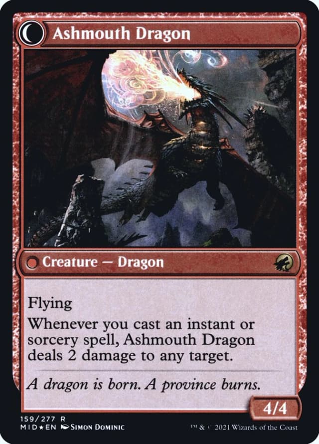 Smoldering Egg // Ashmouth Dragon image