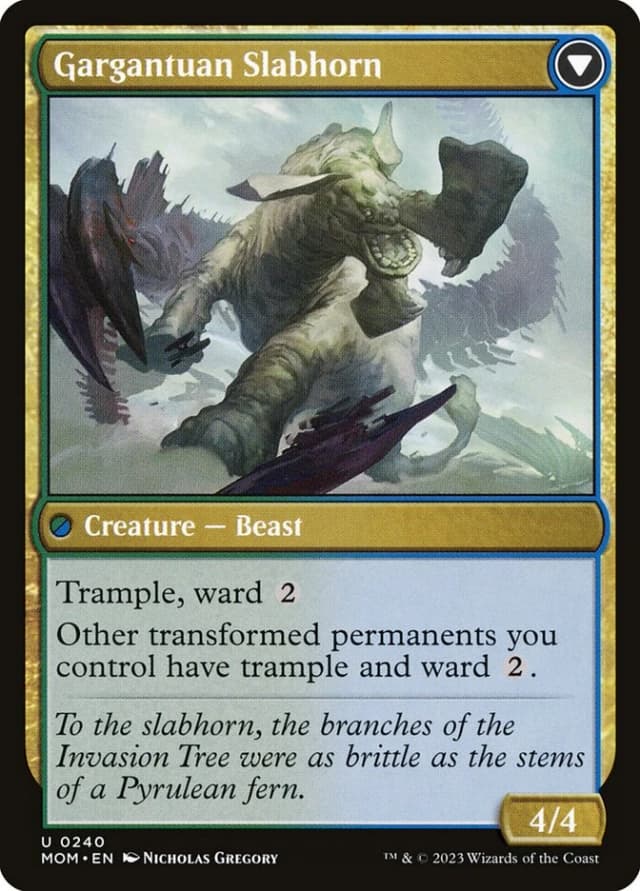 Invasion of Pyrulea // Gargantuan Slabhorn image