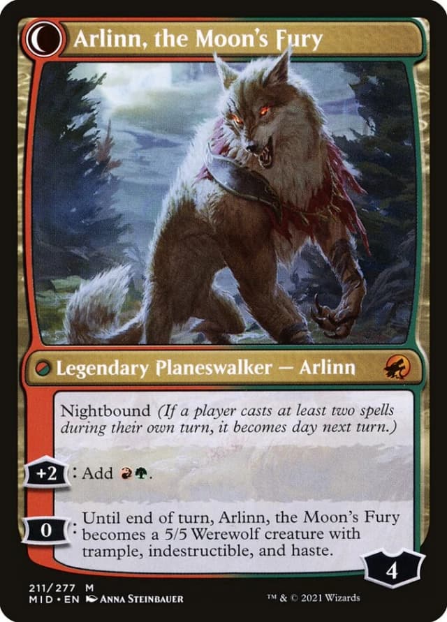 Arlinn, the Pack's Hope // Arlinn, the Moon's Fury image