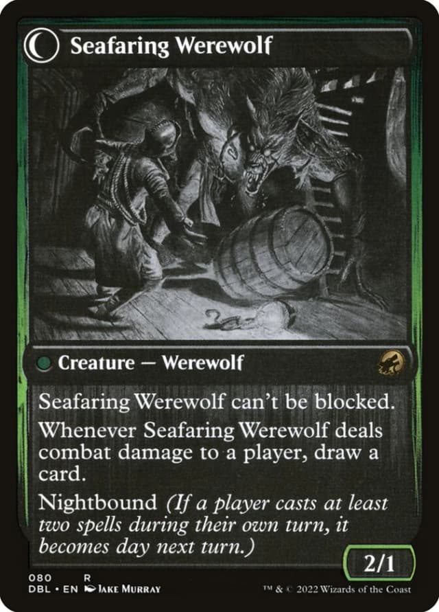 Suspicious Stowaway // Seafaring Werewolf image