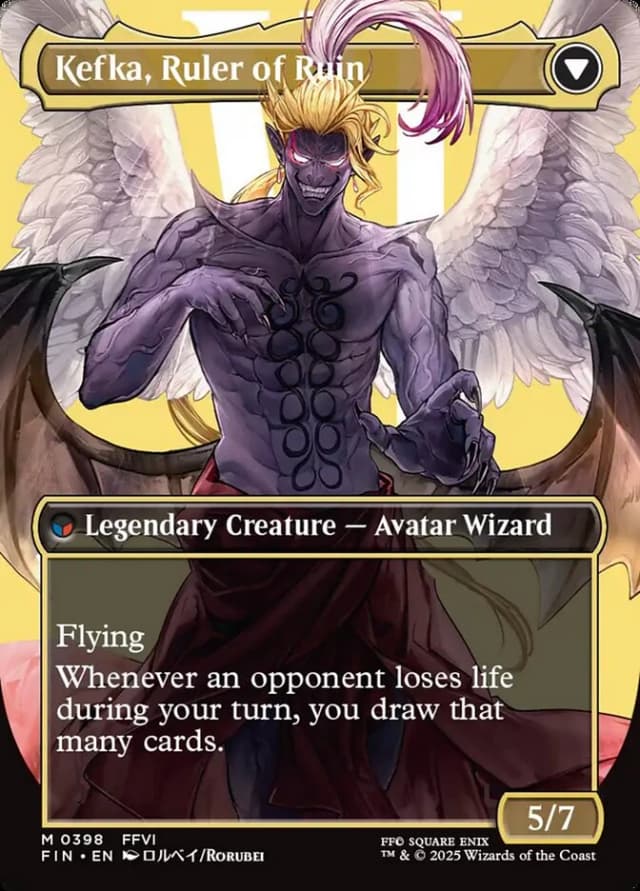 Kefka, Court Mage // Kefka, Ruler of Ruin image