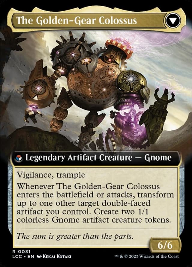 Tetzin, Gnome Champion // The Golden-Gear Colossus image