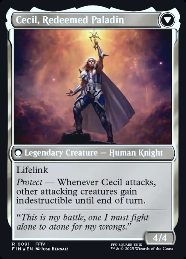 Cecil, Dark Knight // Cecil, Redeemed Paladin image