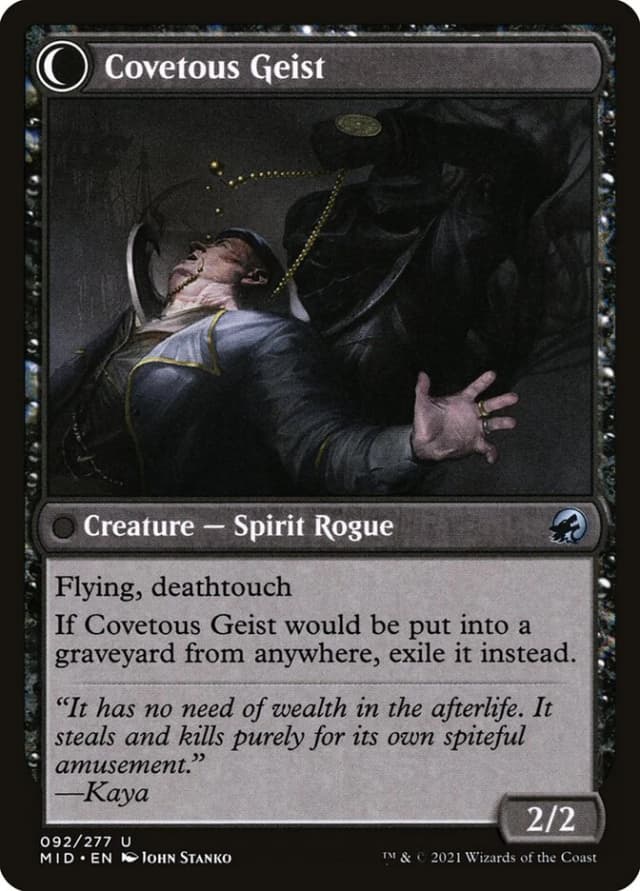 Covert Cutpurse // Covetous Geist image