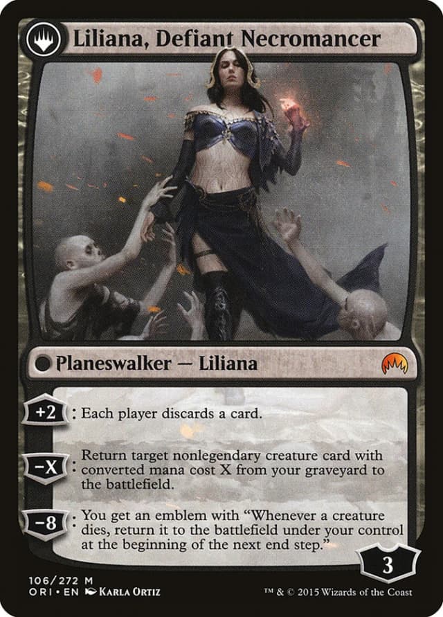 Liliana, Heretical Healer // Liliana, Defiant Necromancer image