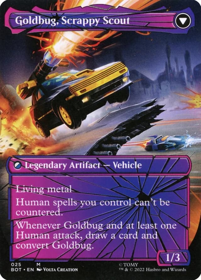 Goldbug, Humanity's Ally // Goldbug, Scrappy Scout image