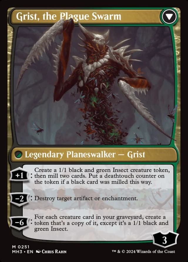 Grist, Voracious Larva // Grist, the Plague Swarm image