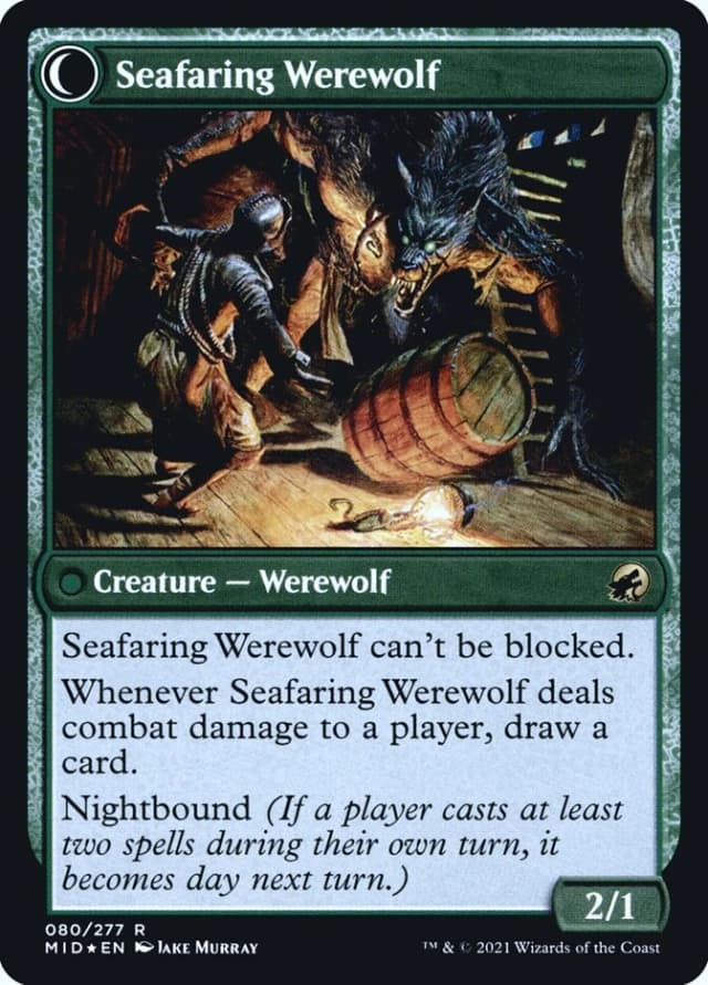 Suspicious Stowaway // Seafaring Werewolf image