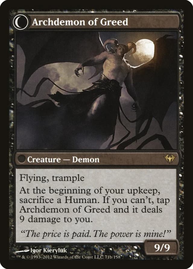 Ravenous Demon // Archdemon of Greed image