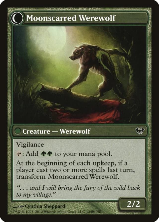 Scorned Villager // Moonscarred Werewolf image