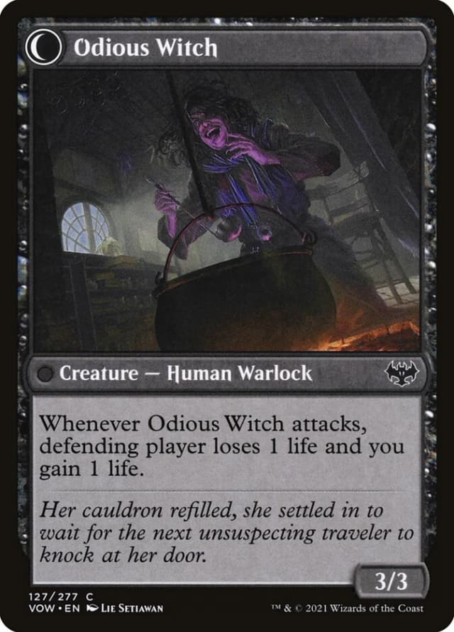 Ragged Recluse // Odious Witch image