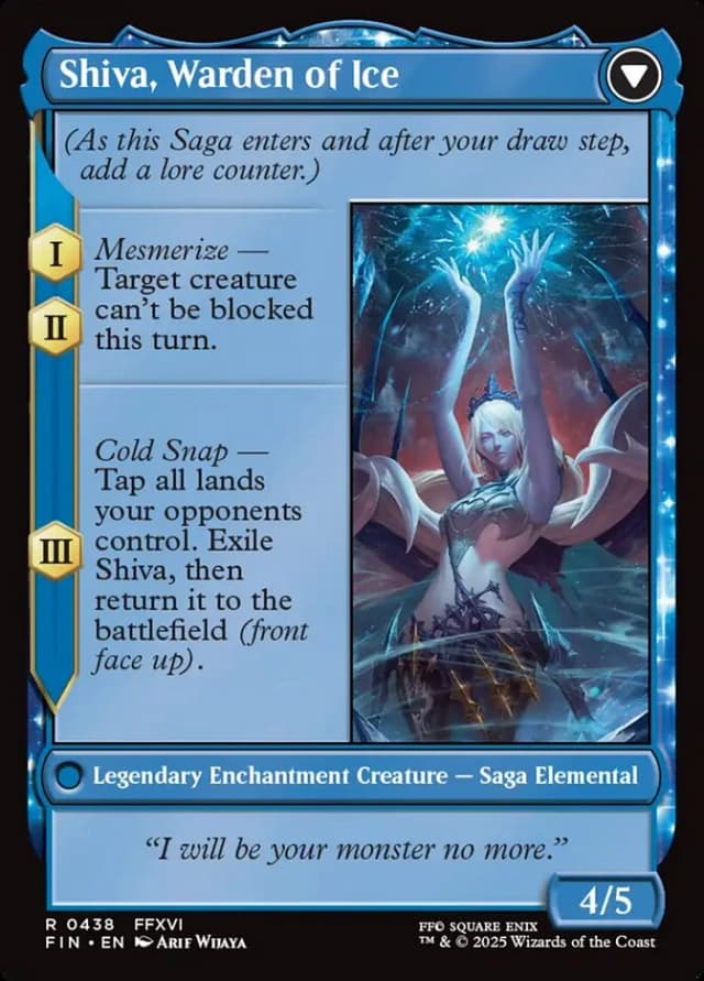 Jill, Shiva's Dominant // Shiva, Warden of Ice image