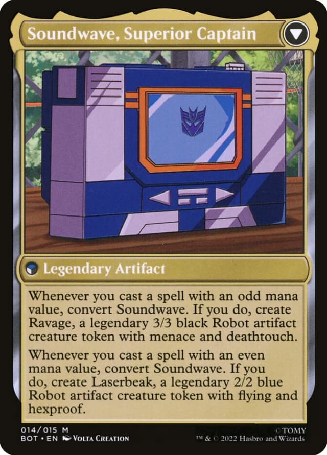 Soundwave, Sonic Spy // Soundwave, Superior Captain image